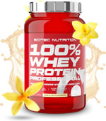 Scitec Nutrition 100% Whey Protein Professional Enhanced with Extra Amino Acids & Digestive Enzymes Gluten-Free Palm Oil Free, 920 g, Vanilla Scitec Nutrition 100% Whey Protein Professional Enhanced with Extra Amino Acids & Digestive Enzymes Gluten-Free Palm Oil Free, 920 g, Vanilla