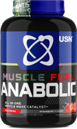 USN Muscle Fuel Anabolic All-In-One Muscle Mass Gainer, Strawberry Flavour - 2kg, 54g Protein Powder, 5g Creatine Powder & 5g BCAA Powder For Maximum Muscle Growth, Post Workout Recovery Drink Mix USN Muscle Fuel Anabolic All-In-One Muscle Mass Gainer, Strawberry Flavour - 2kg, 54g Protein Powder, 5g Creatine Powder & 5g BCAA Powder For Maximum Muscle Growth, Post Workout Recovery Drink Mix