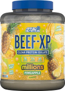Applied Nutrition Beef XP - Clear Hydrolysed Beef Protein Isolate, Fruit Juice Style, Dairy Free Beef Protein Powder, Lactose Free, Zero Sugar, Low Fat, 1.8kg - 60 Servings (Cola Millions) Applied Nutrition Beef XP - Clear Hydrolysed Beef Protein Isolate, Fruit Juice Style, Dairy Free Beef Protein Powder, Lactose Free, Zero Sugar, Low Fat, 1.8kg - 60 Servings (Cola Millions)