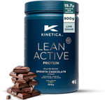 Kinetica Sports Lean Active Protein Powder - Smooth Chocolate Flavour | 16g Protein/Serve, 36 Servings/900g Pack | High in Fibre & Protein with Green Tea Extract | Low in Fat & Sugar | Easy Mixability Kinetica Sports Lean Active Protein Powder - Smooth Chocolate Flavour | 16g Protein/Serve, 36 Servings/900g Pack | High in Fibre & Protein with Green Tea Extract | Low in Fat & Sugar | Easy Mixability