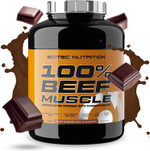 Scitec Nutrition 100% Beef Muscle, Flavored Protein Drink Powder with carbohydrates, L-leucine and sweeteners, Lactose Free, Gluten Free, Low Sugar, 3180 g, Chocolate Scitec Nutrition 100% Beef Muscle, Flavored Protein Drink Powder with carbohydrates, L-leucine and sweeteners, Lactose Free, Gluten Free, Low Sugar, 3180 g, Chocolate