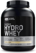 Optimum Nutrition Platinum Hydro Whey, Hydrolysed Whey Protein Isolate Powder with Essential Amino Acids, Glutamine and BCAA, Vanilla Bean Flavour, 40 Servings, 1.6 kg