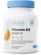 Osavi Vitamin D3 4000 IU 60 Softgels | Supports Immune Function | Bone Health | Muscle Function and Calcium Absorption | Contains Quali®D | Derived from Natural Lanolin and MCT Oil from Coconut Osavi Vitamin D3 4000 IU 60 Softgels | Supports Immune Function | Bone Health | Muscle Function and Calcium Absorption | Contains Quali®D | Derived from Natural Lanolin and MCT Oil from Coconut