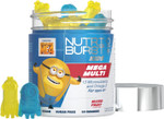 Nutriburst Minions MEGA Multi Vitamins for Kids - Chewable Multivitamins for Growth & Development: Vitamin A, B12 C, D3, E, Iron, Omega-3 - Vegan + Sugar Free - Fruity Flavour - 60 Gummies Nutriburst Minions MEGA Multi Vitamins for Kids - Chewable Multivitamins for Growth & Development: Vitamin A, B12 C, D3, E, Iron, Omega-3 - Vegan + Sugar Free - Fruity Flavour - 60 Gummies