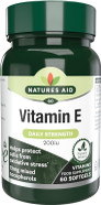 Natures Aid Vitamin E 400iu Supports Skin, Heart & Immune Health - Natural Source High Strength Antioxidant Non-GMO, Gluten-Free 60 Softgel Capsules Natures Aid Vitamin E 400iu Supports Skin, Heart & Immune Health - Natural Source High Strength Antioxidant Non-GMO, Gluten-Free 60 Softgel Capsules