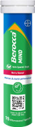 Berocca Mind Effervescent Tablets Including B Vitamins, with Spanish Sage to Support Memory and Mental Performance - 15 Tablets - Berry Flavour Berocca Mind Effervescent Tablets Including B Vitamins, with Spanish Sage to Support Memory and Mental Performance - 15 Tablets - Berry Flavour