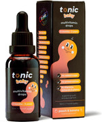 Tonic Health Baby Multivitamin Drops - 14 Baby Vitamins A, C, D, Minerals, and Plants - No Sugar/Preservatives - Kids Vitamins 6 to 36 mos for Growth and Development, Peach and Banana 30ml (Pack of 1) Tonic Health Baby Multivitamin Drops - 14 Baby Vitamins A, C, D, Minerals, and Plants - No Sugar/Preservatives - Kids Vitamins 6 to 36 mos for Growth and Development, Peach and Banana 30ml (Pack of 1)