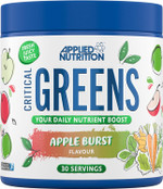 Applied Nutrition Critical Greens Powder and Superfood Blend for Gut Health Energy and Immune Support Vegan Daily Greens Juice Powder (150g - 30 Servings) (Apple Burst) Applied Nutrition Critical Greens Powder and Superfood Blend for Gut Health Energy and Immune Support Vegan Daily Greens Juice Powder (150g - 30 Servings) (Apple Burst)