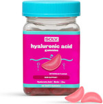 Hyaluronic Acid Vegan Gummies Supplements Vitamins Biotin Zinc Skin Hair Nails Support Beauty Women Men Health (60 chewable Gummy), Watermelon Flavour