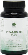 Vitamin D3 Plus - Vitamin D (4000iu), C & K Supplement - 60 Vegetarian Capsules - Non GMO, Made in The UK by G&G Vitamins