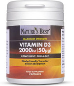 Nature's Best Vitamin D3 1000iu - High Strength & Highly Absorbable Supplement - UK Made - 180 Vegetarian Capsules (6 Months' Supply) Nature's Best Vitamin D3 1000iu - High Strength & Highly Absorbable Supplement - UK Made - 180 Vegetarian Capsules (6 Months' Supply)