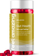 Feel Amazing Gut Health Probiotic Gummies - with 1 Billion Live Cultures & Vitamin C - 60 Orange-Flavored Gummies - 30-Day Supply (1)