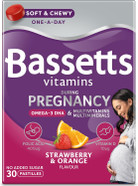 Bassetts Vitamins Pregnancy Omega-3 DHA Multivitamins & Multiminerals Strawberry & Orange Flavour 30 Gummy Pastilles Bassetts Vitamins Pregnancy Omega-3 DHA Multivitamins & Multiminerals Strawberry & Orange Flavour 30 Gummy Pastilles