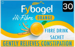 Fybogel Hi Fibre Sachets Orange Flavour 30 Pack - Natural Digestive Support, Gentle Constipation Relief, High Fiber Supplement, Easy Mix Powder, Daily Gut Health, Vegan Friendly Fybogel Hi Fibre Sachets Orange Flavour 30 Pack - Natural Digestive Support, Gentle Constipation Relief, High Fiber Supplement, Easy Mix Powder, Daily Gut Health, Vegan Friendly