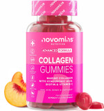 50mg Marine Collagen Gummies - Hydrolysed Collagen Peptides with Hyaluronic Acid, Vitamin C & Biotin - More Convenient Than Collagen Powder - Collagen Supplements for Women - 60 Gummies - Novomins 50mg Marine Collagen Gummies - Hydrolysed Collagen Peptides with Hyaluronic Acid, Vitamin C & Biotin - More Convenient Than Collagen Powder - Collagen Supplements for Women - 60 Gummies - Novomins