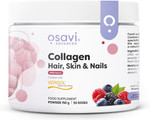 Osavi Collagen Hair, Skin & Nails 150 g Powder | 60 Doses | Wild Berry Flavor | VERISOL® Collagen Peptides for Hair Thickness, Skin Elasticity & Nail Strength | Reduces Wrinkles & Cellulite Osavi Collagen Hair, Skin & Nails 150 g Powder | 60 Doses | Wild Berry Flavor | VERISOL® Collagen Peptides for Hair Thickness, Skin Elasticity & Nail Strength | Reduces Wrinkles & Cellulite