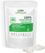 White Size 00 Empty Capsule -1000 Capsules | Tapioca Plant Based Empty Vegetarian Capsule | Vegetarian Empty Capsules by The Good Guru (White | Size-00) 1000 Capsule White Size 00 Empty Capsule -1000 Capsules | Tapioca Plant Based Empty Vegetarian Capsule | Vegetarian Empty Capsules by The Good Guru (White | Size-00) 1000 Capsule