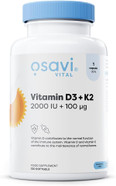 Osavi Vitamin D3 + K2, 2000 IU + 100 µg 120 Softgels | Supports Bone, Teeth & Immune Health | with Quali®D & K2VITAL® for High Absorption | MCT OilBased Formula Osavi Vitamin D3 + K2, 2000 IU + 100 µg 120 Softgels | Supports Bone, Teeth & Immune Health | with Quali®D & K2VITAL® for High Absorption | MCT OilBased Formula
