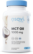 Osavi MCT Oil 1000mg  120 Softgels | High Concentration of Caprylic (C8) and Capric (C10) Acids | 100% Coconut Oil, Palm Oil Free | EcoFriendly BioPET Packaging