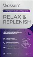 Wassen Relax & Replenish 90 Magnesium Capsules | Magnesium Sleep Supplements Supporting Psychological Function | Ashwagandha to Help Relaxation | Passion Flower Capsules | Reishi Mushroom & Lavender Wassen Relax & Replenish 90 Magnesium Capsules | Magnesium Sleep Supplements Supporting Psychological Function | Ashwagandha to Help Relaxation | Passion Flower Capsules | Reishi Mushroom & Lavender