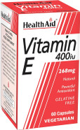 HealthAid Vitamin E 400iu - 60 Vegicaps