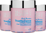 Nutriburst - TrueRadiance Collagen Support Multipack for Healthy Hair, Skin & Nails - Biotin (100µg), Hyaluronic Acid (50mg), Vitamin A (400µg) + Vitamin C (80mg) - 3 x 60 Gummies / 3 Month Supply Nutriburst - TrueRadiance Collagen Support Multipack for Healthy Hair, Skin & Nails - Biotin (100µg), Hyaluronic Acid (50mg), Vitamin A (400µg) + Vitamin C (80mg) - 3 x 60 Gummies / 3 Month Supply