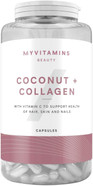Myvitamins Coconut & Collagen Capsules | Marine Collagen, Coconut Oil & Vitamin C for Skin Hydration, Hair Health & Anti-Ageing Support | 180 Capsules | High-Strength Beauty Supplement Myvitamins Coconut & Collagen Capsules | Marine Collagen, Coconut Oil & Vitamin C for Skin Hydration, Hair Health & Anti-Ageing Support | 180 Capsules | High-Strength Beauty Supplement