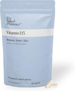 The Naked Pharmacy | Vitamin D3 Supplements | for Immune System | Bones, Joints & Teeth | with Natural Prebiotic Baobab | High Strength | No Additives | Vegan | 60 Capsules The Naked Pharmacy | Vitamin D3 Supplements | for Immune System | Bones, Joints & Teeth | with Natural Prebiotic Baobab | High Strength | No Additives | Vegan | 60 Capsules