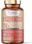 Apigenin - 50mg x 120 Capsules - 98%+ Purity - Optimal Dose for Sleep & Relaxation Support - NAD+ Booster - Grapefruit Source - UK Made - GMP Standards - Zero Additives (120 Count (Pack of 1)) Apigenin - 50mg x 120 Capsules - 98%+ Purity - Optimal Dose for Sleep & Relaxation Support - NAD+ Booster - Grapefruit Source - UK Made - GMP Standards - Zero Additives (120 Count (Pack of 1))