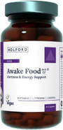 Patrick HOLFORD Awake Food/Brain Supplement/for Alertness & Energy Support / 10 Nutrients/B Vitamins, Tyrosine, Ginseng + / Naturally Sourced / 60 Capsules/Vegan/Women & Men Patrick HOLFORD Awake Food/Brain Supplement/for Alertness & Energy Support / 10 Nutrients/B Vitamins, Tyrosine, Ginseng + / Naturally Sourced / 60 Capsules/Vegan/Women & Men