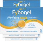 4 x Fybogel Hi-Fibre Lemon Natural Fibre Drink 10 Sachets