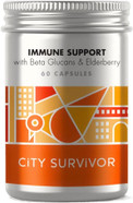 Immune Support - Beta Glucans, Elderberry, Vitamin A, Vitamin C & Zinc - 60 Capsules Immune Support - Beta Glucans, Elderberry, Vitamin A, Vitamin C & Zinc - 60 Capsules
