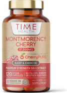 Montmorency Cherry - Maximum Strength 50:1 Extract 2% Proanthocyanidins - 17500mg Wholefood Equivalent per Capsule - CherryPURE® - Vegan - UK Made - GMP Standards - Zero Additives