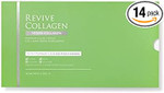 Revive Collagen 2500mg Plant Based Vegan Collagen with Added Vitamin B, C, D & E, Improved Skin, Hair & Nails | Raspberry Flavour | 14 Days
