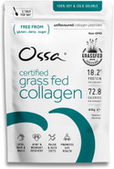 Ossa Certified Grass Fed Collagen Peptides Powder 400g All Natural Protein & Collagen Supplement with Essential Amino Acids Keto & Paleo Friendly Supports Hair, Skin, Joints & Muscles Ossa Certified Grass Fed Collagen Peptides Powder 400g All Natural Protein & Collagen Supplement with Essential Amino Acids Keto & Paleo Friendly Supports Hair, Skin, Joints & Muscles