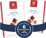Healthspan Vein Vine Leg Vein Support 360mg (180 Tablets) | for Tired & Heavy Legs | Maintains Healthy Leg-Vein Functions | Red Vine Leaf Extract | Added Vitamins B1 & C | Vegan Healthspan Vein Vine Leg Vein Support 360mg (180 Tablets) | for Tired & Heavy Legs | Maintains Healthy Leg-Vein Functions | Red Vine Leaf Extract | Added Vitamins B1 & C | Vegan