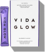 Vida Glow - Natural Hydrolysed Marine Collagen Sachets | Promotes Glowing Skin + Smooths Fine Lines (Blueberry, 30 Sachets) Vida Glow - Natural Hydrolysed Marine Collagen Sachets | Promotes Glowing Skin + Smooths Fine Lines (Blueberry, 30 Sachets)