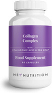 Hey Nutrition Collagen Complex Hyaluronic Acid & Sea Kelp Vitamin E, C, Biotin - Healthy Nails, Skin, Hair Joints Metabolism - Type 1 Marine Supplement - Non GMO, 60 Capsules Hey Nutrition Collagen Complex Hyaluronic Acid & Sea Kelp Vitamin E, C, Biotin - Healthy Nails, Skin, Hair Joints Metabolism - Type 1 Marine Supplement - Non GMO, 60 Capsules