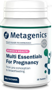 Metagenics Multi Essentials for Pregnancy Multivitamin with Folic Acid - 25 Vitamins & Minerals for Pre-Conception, Pregnancy & Breastfeeding - Vegetarian and Vegan - 60 Tablets Metagenics Multi Essentials for Pregnancy Multivitamin with Folic Acid - 25 Vitamins & Minerals for Pre-Conception, Pregnancy & Breastfeeding - Vegetarian and Vegan - 60 Tablets