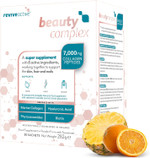 Beauty Complex Collagen Super Supplement by Revive Active - 8 Active Ingredients to Support Skin, Hair & Nails - Marine Peptides, Hyaluronic Acid, Vitamin C, Phytoceramides & Biotin 30 Day Supply Beauty Complex Collagen Super Supplement by Revive Active - 8 Active Ingredients to Support Skin, Hair & Nails - Marine Peptides, Hyaluronic Acid, Vitamin C, Phytoceramides & Biotin 30 Day Supply