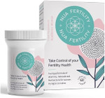 Nua Fertility, NuaBiome Women - A Unique Formula of Vitamins, Minerals and Live Bacteria for Women Trying to Conceive - 60 Capsules (1 Month Supply)