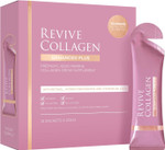 Revive Collagen Enhanced Plus 10,000mg Hydrolysed Marine Collagen Drink with Added Vitamin A & C for Healthy Skin, Hair, Nails & Joints | Tropical Flavour | 14 x Sachets Revive Collagen Enhanced Plus 10,000mg Hydrolysed Marine Collagen Drink with Added Vitamin A & C for Healthy Skin, Hair, Nails & Joints | Tropical Flavour | 14 x Sachets