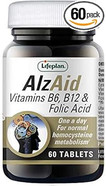Lifeplan AlzAid Vitamins B6, B12 & Folic Acid Tablets x 60. Reduces Tiredness & Fatigue. for Normal Psychological Function Lifeplan AlzAid Vitamins B6, B12 & Folic Acid Tablets x 60. Reduces Tiredness & Fatigue. for Normal Psychological Function