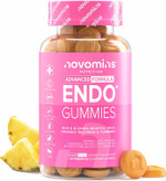 Endo Gummies - Myo-Inositol, Turmeric, Vitamin B6 & Probiotics for Gut Health - Intimate Health & Hormone Balance for Women - 60 Feminine Balance Gummies - Gluten Free - 1-Month Supply - Novomins