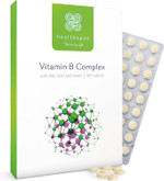 Healthspan Vitamin B Complex (6 Months' Supply) | High Levels of 8 B-Complex Vitamins | Heart Health, Mental Performance & Psychological Function | Combat Tiredness & Fatigue | Gelatin Free | Vegan Healthspan Vitamin B Complex (6 Months' Supply) | High Levels of 8 B-Complex Vitamins | Heart Health, Mental Performance & Psychological Function | Combat Tiredness & Fatigue | Gelatin Free | Vegan