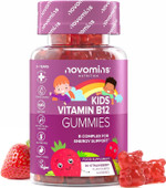 Kids Vitamin B12 Gummies - 1 Month Supply - Vitamin B Complex Enriched with B1, B2, B6, Biotin - Energy & Metabolism Support - Alternative to B12 Vitamin B12 Tablets High Strength - Novomins Kids Vitamin B12 Gummies - 1 Month Supply - Vitamin B Complex Enriched with B1, B2, B6, Biotin - Energy & Metabolism Support - Alternative to B12 Vitamin B12 Tablets High Strength - Novomins