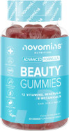 Biotin Beauty Gummies with Vitamin A, C, E & Zinc - Hair Skin and Nails Vitamins - Biotin Hair Growth Hair Vitamins for Hair Care - Biotin Gummies Hair Gummies for Hair Growth - 60 Gummies - Novomins Biotin Beauty Gummies with Vitamin A, C, E & Zinc - Hair Skin and Nails Vitamins - Biotin Hair Growth Hair Vitamins for Hair Care - Biotin Gummies Hair Gummies for Hair Growth - 60 Gummies - Novomins