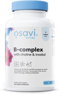 Osavi BComplex with Choline & Inositol 120 Vegan Capsules | Complete BVitamin Support for Energy, Nervous System & Mental Performance | with VitaCholine® | Clean Label | VeganFriendly Osavi BComplex with Choline & Inositol 120 Vegan Capsules | Complete BVitamin Support for Energy, Nervous System & Mental Performance | with VitaCholine® | Clean Label | VeganFriendly
