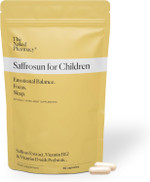 The Naked Pharmacy | Saffrosun for Children | Sleep & Balance | Natural Saffron Supplements with Vitamins D3 & B12 | High Strength | No Additives | Vegan | 60 Capsules