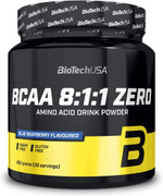 BioTechUSA Bcaa 8:1:1 Zero, Blue Raspberry, 250 g